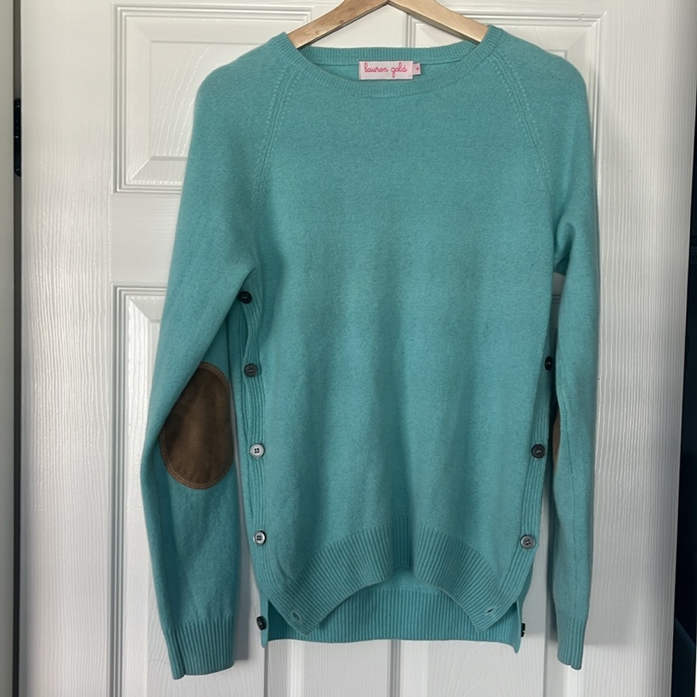 Cashmere/wool blend Lauren Gold sweater - Picture 2 of 5